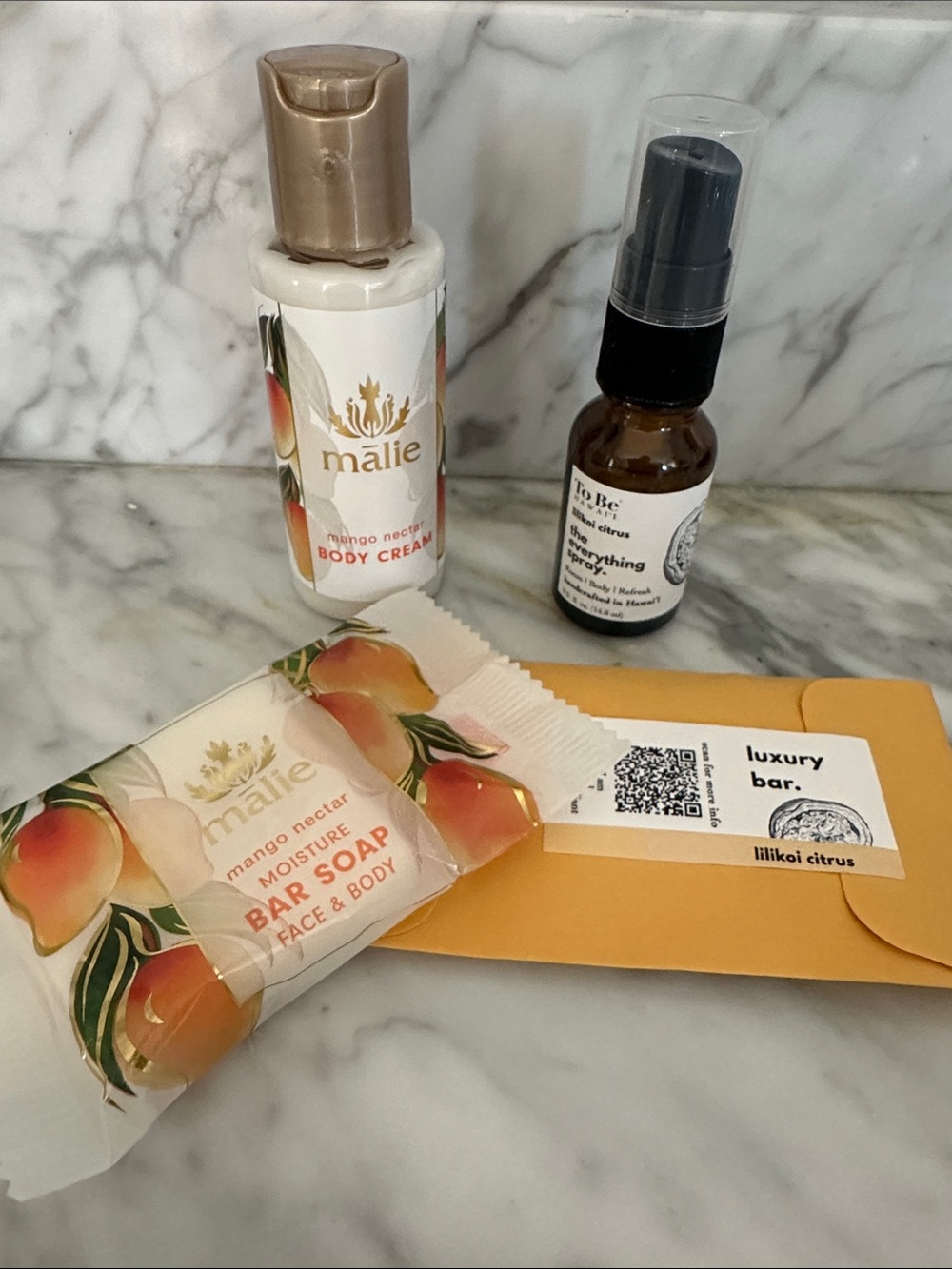 Hawaii Bundle of 4 - To Be Organics Lilikoi Citrus, Mailie mango nectar samples